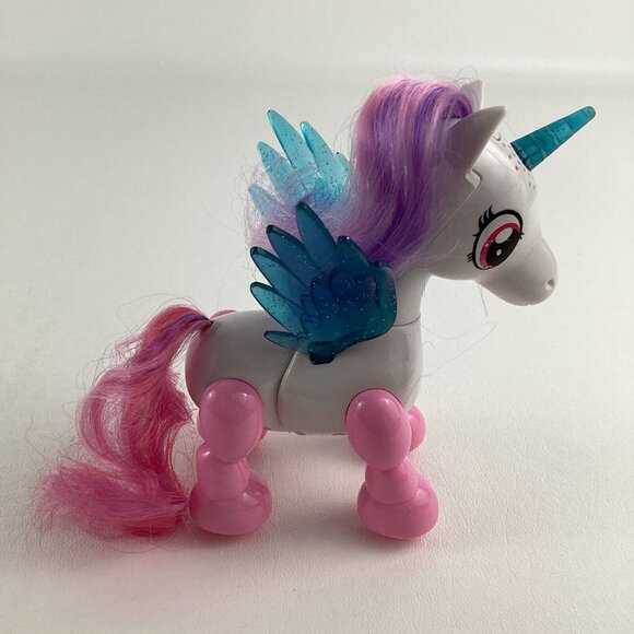 NKOK USB Pet Botz Robo Unicorn Interactive Lights Sounds Movement Pegasus Toy - Picture 5 of 7